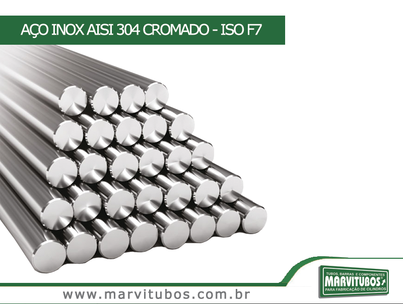 AO INOX AISI 304 CROMADO - ISO F7