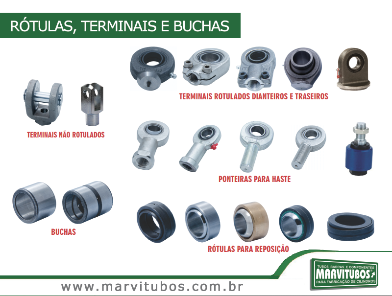 RTULAS, TERMINAIS E BUCHAS