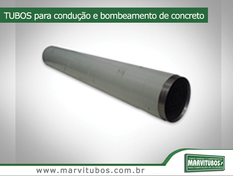 Tubos para conduo e bombeamento de concreto