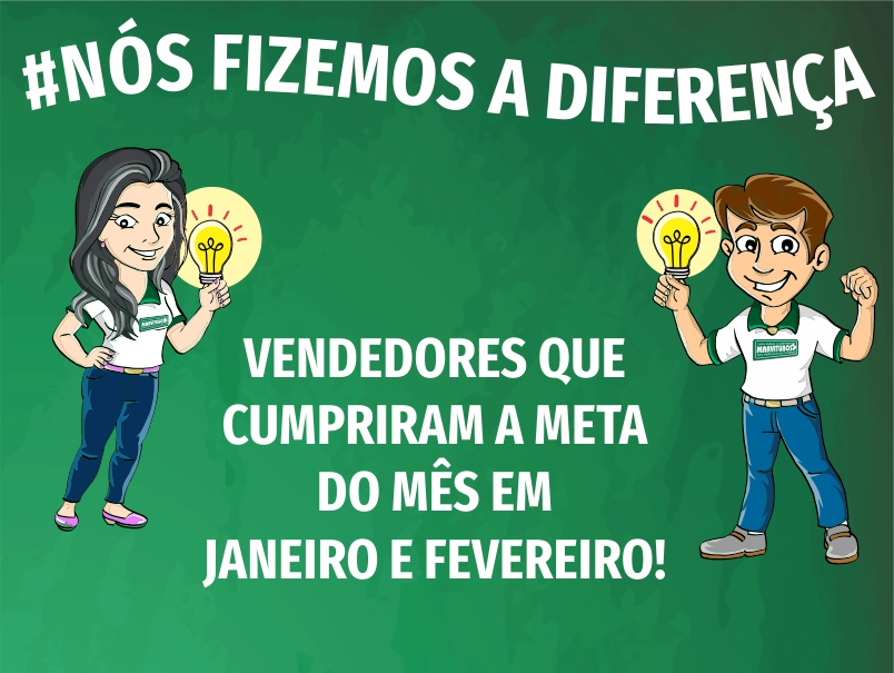 Vendedores que fizeram a diferena em Janeiro e Fevereiro