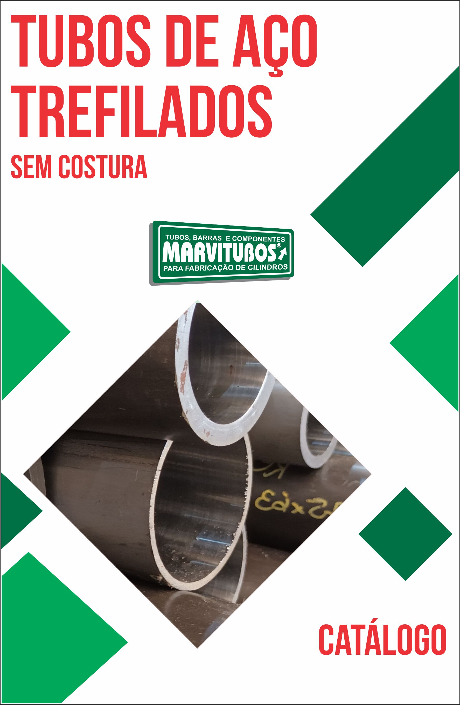 CATLOGO DE  TUBOS AO TREFILADOS SEM COSTURA