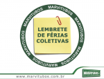 Lembrete de frias coletivas